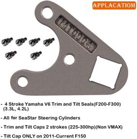 img 3 attached to 🔧 Пассатижи для регулировки/наклона подвесного мотора для Seastar и четырехтактных Yamaha V6 - снятие гидравлических цилиндров и капсул для регулировки/наклона