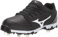 mizuno low womens metal softball cleat: optimal performance and comfort for softball footwear logo