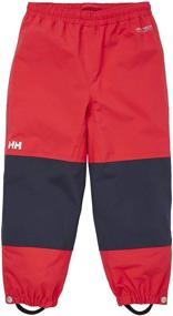 img 1 attached to Helly Hansen Ветронепроницаемая и водонепроницаемая Детская одежда для активного времяпрепровождения, цвет малиновый для девочек: Оставайтесь сухими и защищенными!