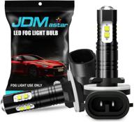 💡 enhance visibility with jdm astar bright white max 50w high power 881 led fog light bulbs logo