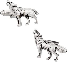 img 4 attached to Презентация манжета Cuff Daddy Howling Silver Cufflinks