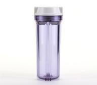 hydronix hf2 10clwh38 clear housing white logo
