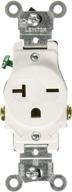 ⚡️ leviton 107 05821 wsp 250v electrical receptacle plug логотип