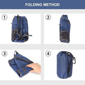 img 2 attached to SUKCESO Lightweight Packable Daypack Resistant Outdoor Recreation