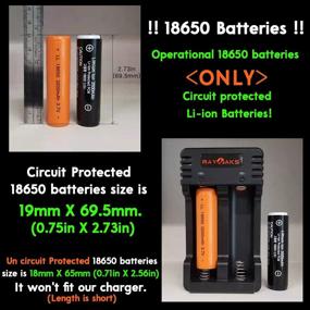 img 1 attached to ⚡️ RAYNAKS Total MAX Output Current 4000mAh RC217 Two Channel Speedy Battery Charger for 3.6V 3.7V 4.2V 21700 20700 18650 Circuit Protected Li-ion Rechargeable Batteries with Car Adaptor Code