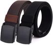 hoanan elastic stretch tactical blackgrey men's accessories for belts logo