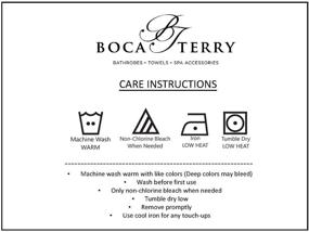 img 1 attached to 🛀 Boca Terry Men's Spa Wrap - Cotton Terry Bath Towel Wrap - Shower Wrap for Sauna & Gym - Black, Size M/L