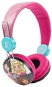 img 1 attached to 🎧 HP1-01057 Barbie Over-Ear Headphones with Soft Cushioned Ear Pieces, Adjustable Headband, Great Sound and Volume Limiting Technology, Compatible with Any Size
