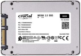 img 1 attached to 💥 Набор для улучшения производительности: CT500MX500SSD1 MX500 500GB 2.5" SSD + Комплект крепления для жесткого диска/SSD из алюминия AAAwave