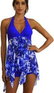 👙 forlisea plus size halter swimdress tankini swimwear swimsuit set - 2 piece logo