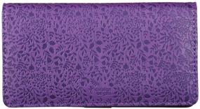 img 3 attached to 💰 Luxury Filigree Debossed Checkbook Cover: Enhance Your Finances in Style