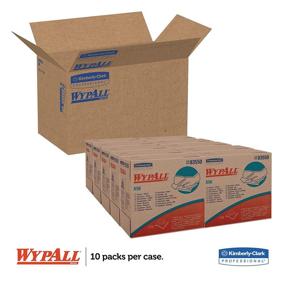img 3 attached to 📦 WYPALL 83550 X50 Cloths, POP-UP Box, White, 176 per Box (Case of 10 Boxes), 9 1/10 x 12 1/2