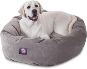 img 4 attached to 🐶 Majestic Pet Villa Bagel Dog Bed: Comfortable Calming Donut Bed for Dogs in Multiple Sizes & Colors