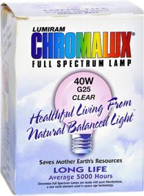 img 1 attached to 💡 Лампа Chromalux G25 40W Clear - Освещение 1 лампы с мощностью 40W