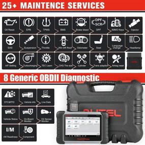 img 1 attached to 🛠️ Autel MaxiCOM MK808BT - 2021 Improved Version of MK808/MX808 with Enhanced Features: 25+ Special Services, ABS Auto Bleed, Injector Coding, IMMO, Oil Reset, EPB, BMS, SAS, DPF