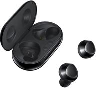 наушники samsung galaxy buds plus: настоящие беспроводные наушники bluetooth 5.0 с беспроводным зарядным футляром - черные (us версия) логотип