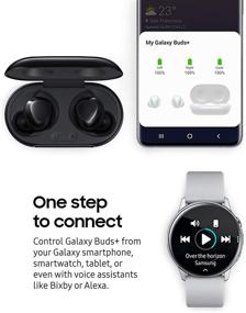 img 2 attached to Наушники Samsung Galaxy Buds Plus: настоящие беспроводные наушники Bluetooth 5.0 с беспроводным зарядным футляром - черные (US версия)