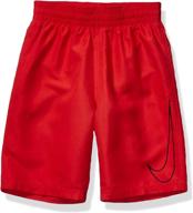 nike swoosh solid volley medium boys' clothing : swim logo