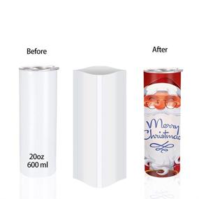 img 1 attached to Sublimation Shrink Sleeve Tumbler Transfer