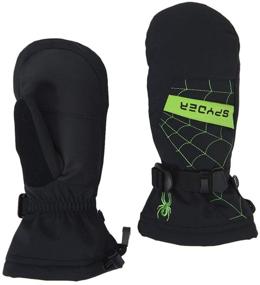 img 2 attached to 🧤 Spyder Overweb Mitten Black X Large: Top-rated Boys' Accessories for Ultimate Protection