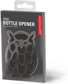img 1 attached to 🦉 Kikkerland Owl Stainless Steel Bottle Opener - A Wise and Durable Bar Tool!