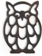 🦉 kikkerland owl stainless steel bottle opener - a wise and durable bar tool! logo