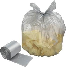 img 3 attached to 🗑️ Anbers 8 Gallon Medium Garbage Bags, Grey, 140 Count: Convenient Waste Disposal Solution with Generous Quantity