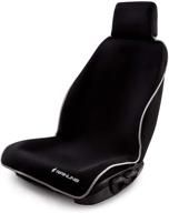 🚗 durable waterproof car seat protector cover - neoprene premium quality universal fit, non-slip & water resistant (black) logo