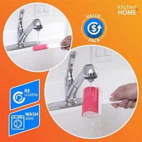 img 1 attached to 🧹 2-Piece Value Set of Sticky Master Lint Roller - Tapeless, Washable, Reusable Lint Remover & Travel-Sized Roller