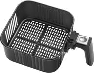🍳 cosori air fryer replacement basket 5.8qt - optimized for cosori black cp158-af, cs158 &amp; co158 air fryers, non-stick dishwasher safe fry basket - c158-fb логотип