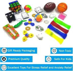 img 3 attached to 🧩 Fidget Toy Set for Stress Relief - Sensory Toys for ADHD, Autism, Anxiety - Ideal for School, Birthdays, Rewards, Carnivals, Piñatas