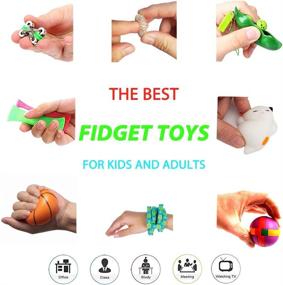 img 2 attached to 🧩 Fidget Toy Set for Stress Relief - Sensory Toys for ADHD, Autism, Anxiety - Ideal for School, Birthdays, Rewards, Carnivals, Piñatas