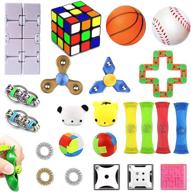 🧩 fidget toy set for stress relief - sensory toys for adhd, autism, anxiety - ideal for school, birthdays, rewards, carnivals, piñatas логотип