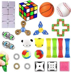 img 4 attached to 🧩 Fidget Toy Set for Stress Relief - Sensory Toys for ADHD, Autism, Anxiety - Ideal for School, Birthdays, Rewards, Carnivals, Piñatas