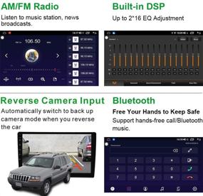img 1 attached to 📱 IYING 10.1-дюймовый аппаратный блок в автомобильной панели: автомагнитола одинарного размера с операционной системой Android 10, совместимость с Apple CarPlay, Android Auto, GPS-навигацией, Bluetooth и WiFi.
