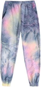 img 4 attached to Arshiner Girls Comfortable Athletic Joggers for Girls' Clothing
