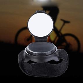 img 2 attached to LIOOBO 2pcs Bike Mirrors: 🚴 Adjustable Wrist Band Mirror for Safe Cycling