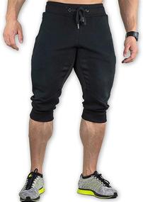 img 3 attached to 🏃 Elastic Running Sweatpants for Men - TBMPOY Active Apparel