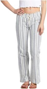 img 4 attached to 👖 Roxy Women's Oceanside Yarn Dye Trouser