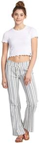 img 1 attached to 👖 Roxy Women's Oceanside Yarn Dye Trouser