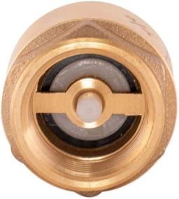 img 2 attached to 🔧 3/4-Inch IPS Brass In-Line Check Valve by EZ-FLO, Model 20403LF