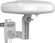 📺 1byone outdoor tv antenna: enhanced 360° omni-directional reception with 100+ miles range for 4k ready hdtv - ideal for outdoor, attic, or rv use - includes 39ft rg6 coax cable logo