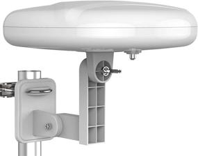 img 4 attached to 📺 1byone Outdoor TV Antenna: Enhanced 360° Omni-Directional Reception with 100+ Miles Range for 4K Ready HDTV - Ideal for Outdoor, Attic, or RV Use - Includes 39ft RG6 Coax Cable