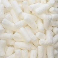 📦 recycled anti static packing peanuts popcorn tube shape loose fill - 1/4 cubic feet, white | magicwater supply логотип
