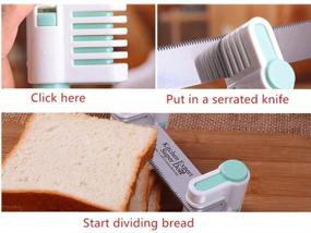 img 1 attached to 🍰 5 Pcs Adjustable DIY Cake Slicer and Bread Cutter - Efficient Layered Division for Toast, Bread, and Cake Slicing