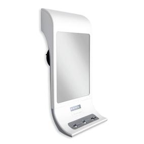 img 2 attached to 🪞 Fogless LED Lighted Shower Mirror: Achieve Fog-Free Shaving with Zadro's Secure Hold Mounting in White (ZW20TW)