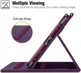 img 1 attached to 📱 Fintie Case for Samsung Galaxy Tab A 8.4 2020 - Corner Protection, Multi-Angle Viewing Stand, Purple