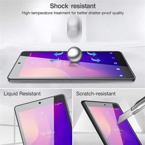 img 1 attached to 🔍 [2 Pack] ProCase Tempered Glass Screen Protector for Alcatel Joy Tab 2 2020 Release (Model: 9032Z) / Joy Tab/Joy Tab Kids and Alcatel 3T Tablet 8-inch - Clear Film Guard Screen Protector
