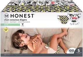 img 4 attached to The Honest Company Super Club Box - Clean Conscious Diapers, Size 5, 100 Count (Packaging May Vary)