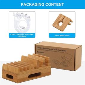 img 2 attached to Charging Station Multiple Devices Organizer